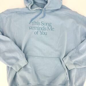 Lonely Ghost Hoodie This Song Reminds Me Of You Double Sided Size XL